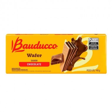 BISCOITO BAUDUCCO WAFER CHOCOLATE 140GR