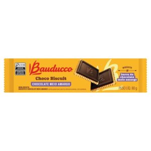 BISCOITO BAUDUCCO CHOCO MEIO AMARGO 80GR