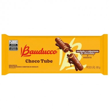 BISCOITO BAUDUCCO WAFER BISCUIT CHOC 80G