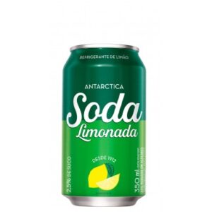 REFRIGERANTE ANTARCTICA SODA LIMON 350ML