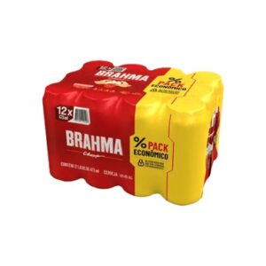 CERVEJA BRAHMA LATAO MP 473ML PACK C12