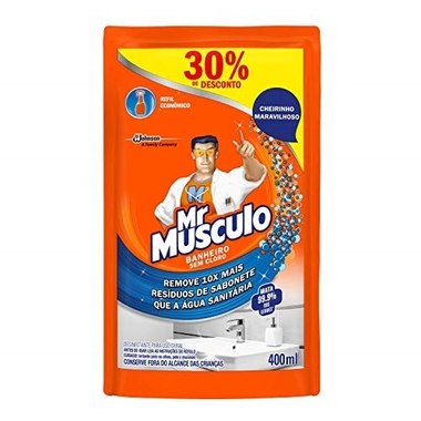 LIMPADOR P/BANHEIRO M MUS 30% REF 400ML