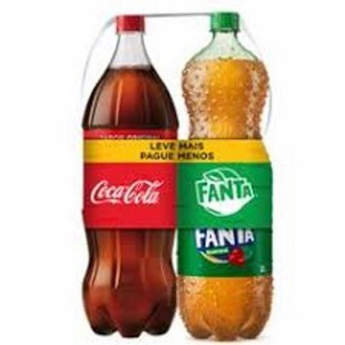 REFRIGERANTE DUAL PACK COCA FANTA GUAR2L