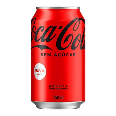 REFRIGERANTE COCA COLA ZERO LATA350ML