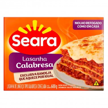 LASANHA SEARA CALABRESA 600GR