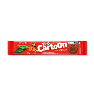 BISCOITO ZOO CARTOON CHOCOLATE 85GR