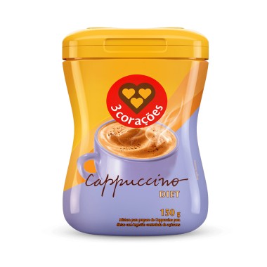 CAFE TRES CORACOES CAPUCCINO DIET 150GR