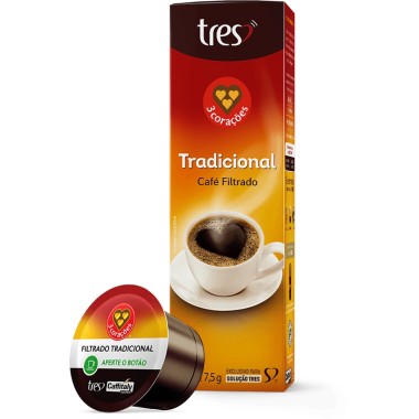 CAFE TRES CORACOES CAPS FILTRA CLAS 75GR