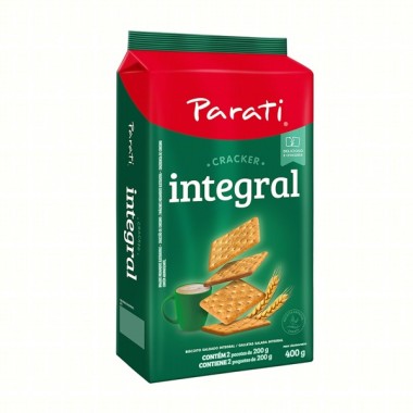 BISCOITO PARATI INTEGRAL 400GR