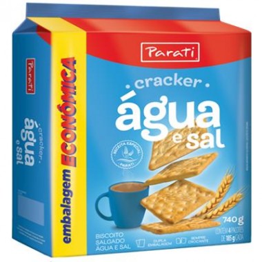 BISCOITO PARATI AGUA E SAL 740GR