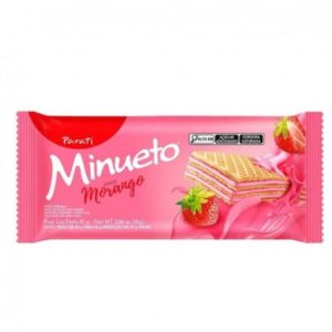 BISCOITO WAF MINUETO MORANGO 81GR