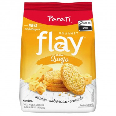 SNACK PARATI FLAY QUEIJO 40GR