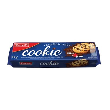 BISCOITO PARATI COOKIE CHOCOLATE 60GR