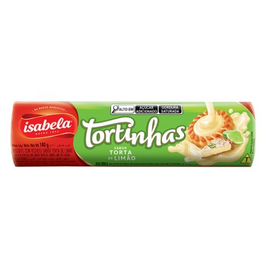 BISCOITO ISABELA TORTINHAS LIMAO 140GR