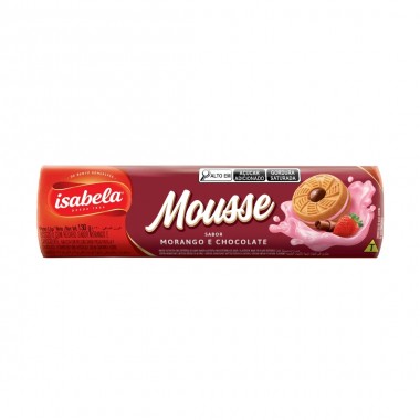 BISCOITO ISABELA MOUSSE MOR CHOC 130GR