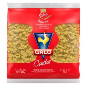 MASSA GALO S/OVOS CONCHA 500GR