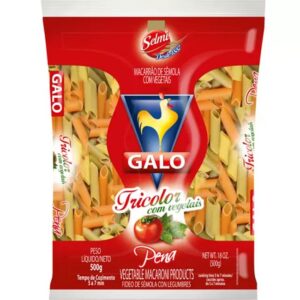 MASSA GALO S OVOS PENA TRICOLOR 500GR