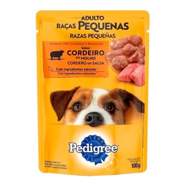 RACAO PEDIGREE CORDEIRO SHT 100GR