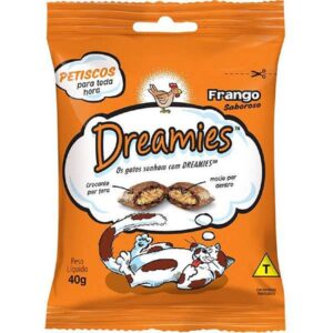 PETISCO GATOS DREAMIES FRANGO 40GR