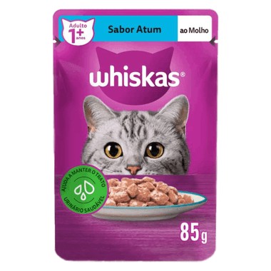 RACAO WHISKAS ATUM SHT 85GR