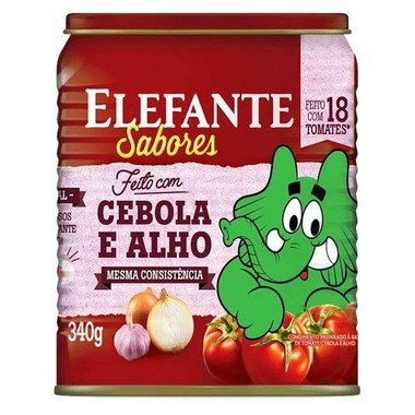 EXTRATO TOMATE ELEFANTE CEB ALHO 300GR