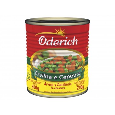 DUETO ERVILHA E CENOURA ODERICH 200GR