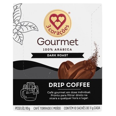 CAFE TRES CORAC DRIP COFF GOURM KARK 11G