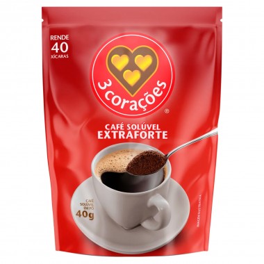 CAFE TRES CORACOES SOL EX FORTE SHT 40GR