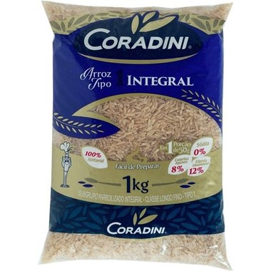 ARROZ T1 CORADINI INTEGRAL 1KG