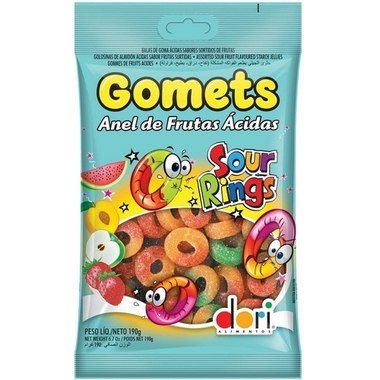 BALA DORI GOMETS ANEL FRUTAS ACIDAS 150G
