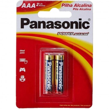 PILHA PANASONIC PEQUENA AA 4UN