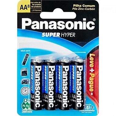 PILHA PANASONIC PEQUENA AA L8P6