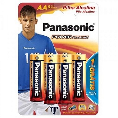 PILHA PANASONIC PEQUENA AA L6P5