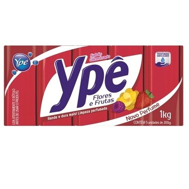 SABAO BARRA YPE FLORES E FRUTAS 5x160GR