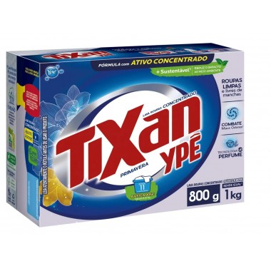 DETERGENTE PO TIXAN YPE PRIM AZUL CX800G