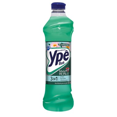 DESINFETANTE YPE BAK TURQUESA 500ML