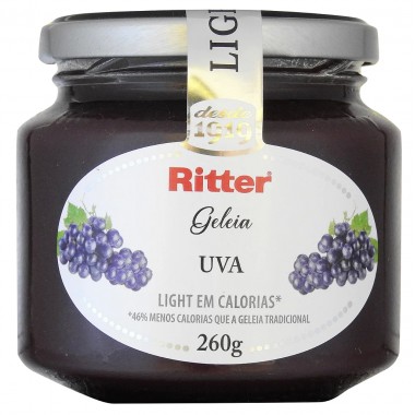 GELEIA RITTER UVA LIGHT 260GR
