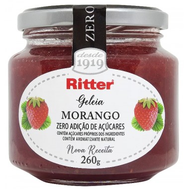 GELEIA RITTER MORANGO ZERO ACUCAR 260GR