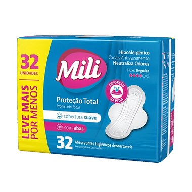 ABSORV MILI PROT TOTAL SUAVE C ABAS 32UN