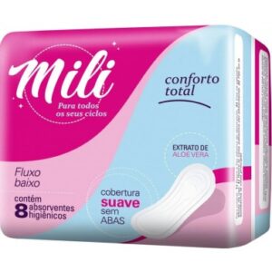 ABSORVENTE MILI ALOE VERA SUAVE S ABAS 8