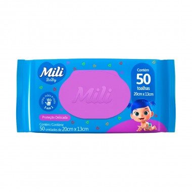 TOALHA UMED MILI 50UN