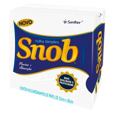 GUARDANAPO SNOB 33X30 UN