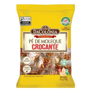 RAPADURA DACOLONIA CROCANTE 140GR