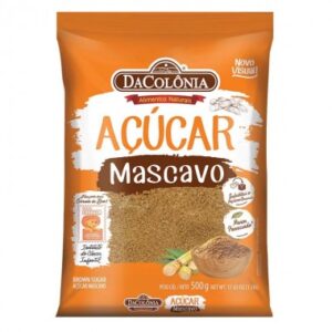 ACUCAR MASCAVO DACOLONIA 500GR