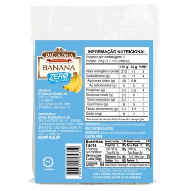 MARIOLA DACOLONIA BANANA ZERO 12UN 180GR