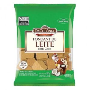 RAPADURA DACOLONIA LEITE C/COCO 160GR