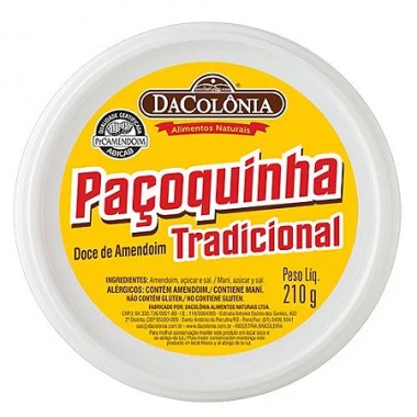 RAPADURA DACOLONIA PACOCA ROLHA A/M 210G