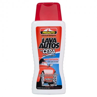 LAVA CARRO PROAUTO C CERA 500ML