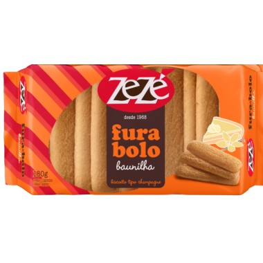 BISCOITO ZEZE FURA BOLO BAUNILHA 180GR