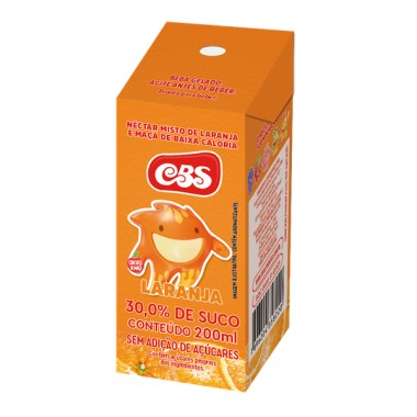 SUCO CBS LARANJA 200ML